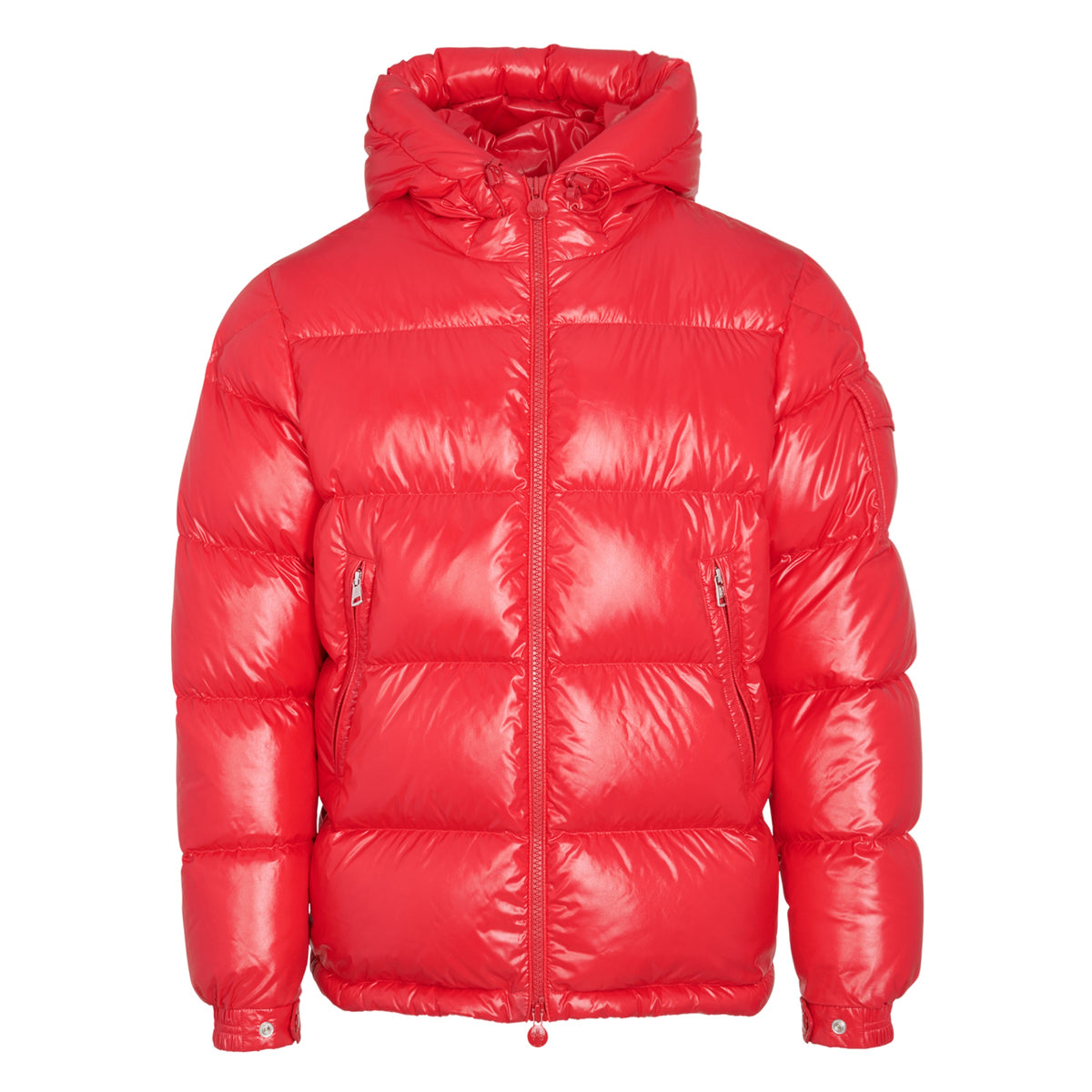 Moncler Ecrins Padded Short Down Jacket in Red TET Clothing
