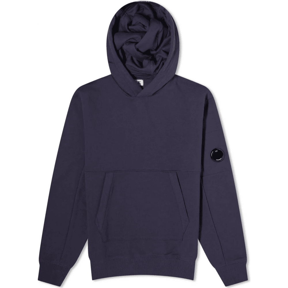 Cp Company Heavy Lens Overhead Hoodie In Navy – TET Clothing