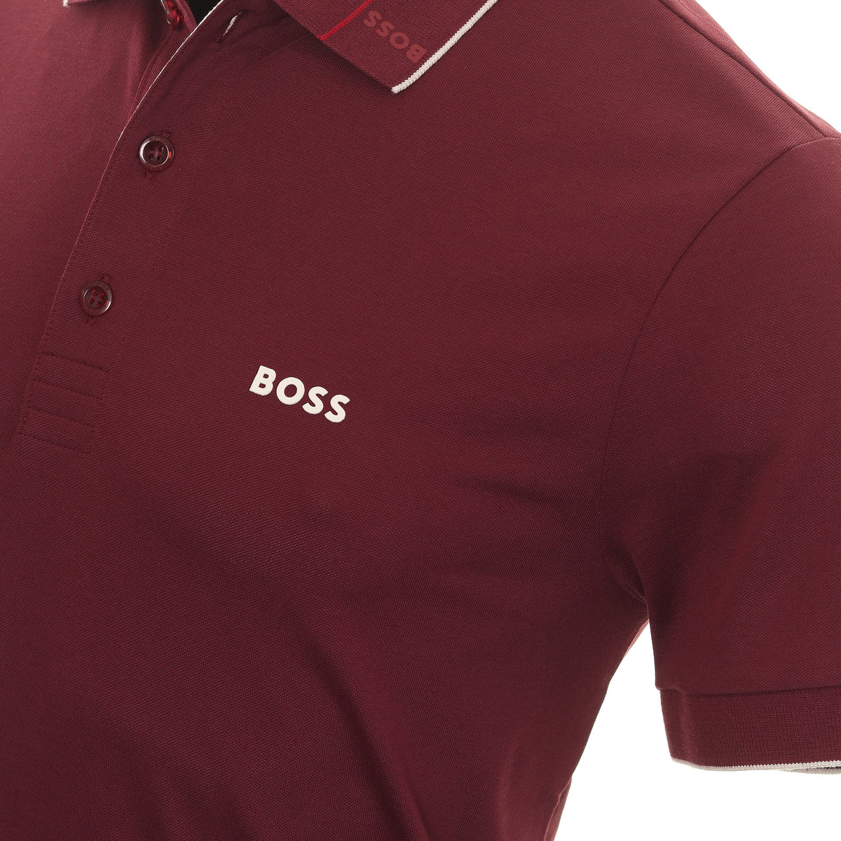 hugo boss maroon polo shirt