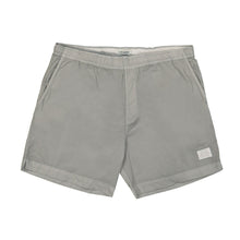 Load image into Gallery viewer, Cp Company Eco-Chrome R Stitch Logo Swim Shorts in Flint Grey

