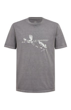 Load image into Gallery viewer, CP Company Jersey 24/1 Flock of cranes T-Shirt in Grey
