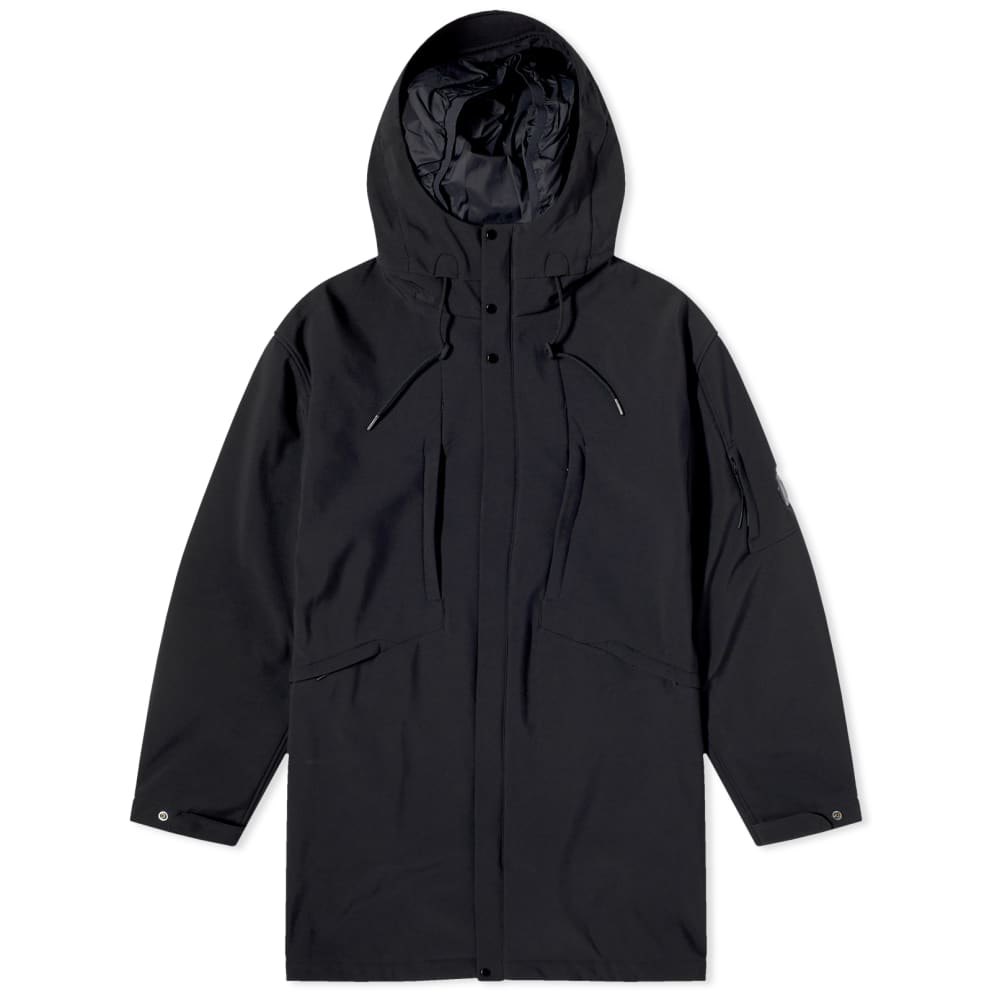 Cp Company Shell-R Hooded Parka In Black