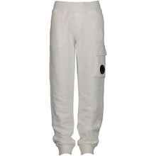 Load image into Gallery viewer, Cp Company Junior Lens Jogging Bottoms in White
