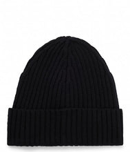 Load image into Gallery viewer, Hugo Boss Unisex Embroidered Logo Wool Beanie in Black
