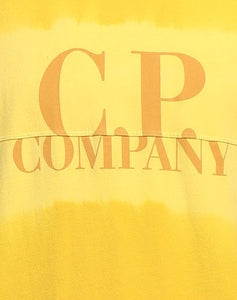 Cp Company Tie Dye Light Fleece Sweatshirt In Golden Nugget