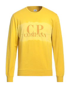 Cp Company Tie Dye Light Fleece Sweatshirt In Golden Nugget