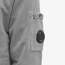 Load image into Gallery viewer, Cp Company Brushed Emerized Resist Dyed Lens Sweatshirt In Titanium
