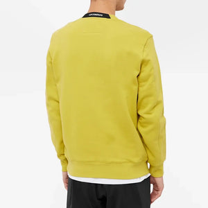 Cp Company Diagonal Raised Lens Sweatshirt Golden Palm