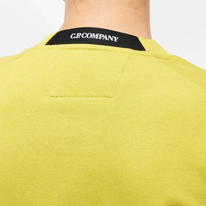 Cp Company Diagonal Raised Lens Sweatshirt Golden Palm