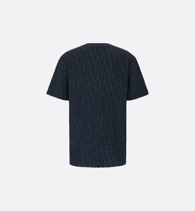 Dior Oblique Relaxed Fit T-Shirt In Navy