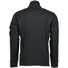 Load image into Gallery viewer, Cp Company Light Fleece Quarter Button Sweatshirt In Navy
