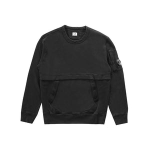 Cp Company Utility Lens Sweatshirt In Black