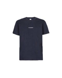 CP Company No Gravity Chest Logo T-Shirt in Navy