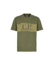 Load image into Gallery viewer, CP Company 24/1 Jersey Tie Dye Tshirt In Khaki
