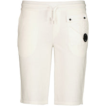 Load image into Gallery viewer, Cp Company Junior Light Fleece Mixed Lens Shorts In White

