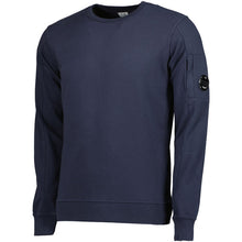 Load image into Gallery viewer, Cp Company Junior Light Fleece Lens Sweatshirt In Navy
