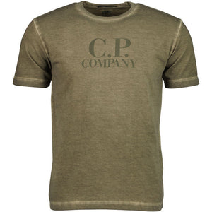 Cp Company I.C.E Logo T-Shirt Ivy Green