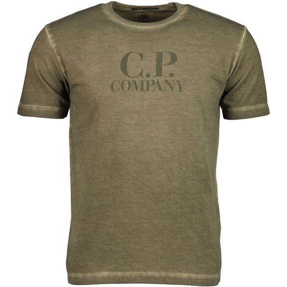 Cp Company I.C.E Logo T-Shirt Ivy Green