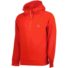 Load image into Gallery viewer, Cp Company Metropolis Series Quarter Zip Hoodie In Red
