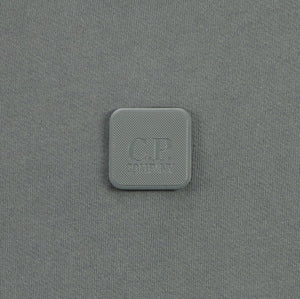 Cp Company Metropolis Series Quarter Zip Hoodie In Shadow Grey