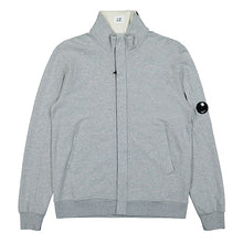 Load image into Gallery viewer, Cp Company Stand Collar Lens Full Zip In Light Grey
