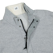 Load image into Gallery viewer, Cp Company Stand Collar Lens Full Zip In Light Grey
