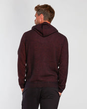 Load image into Gallery viewer, Cp Company Wool Blend Hooded Fleece Knit In Bordeaux
