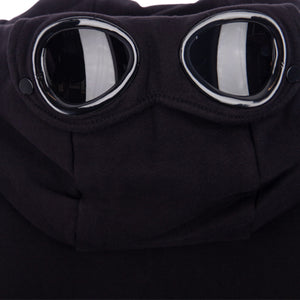 Cp Company Diagonal Raised Fleece Goggle Full Zip in Navy