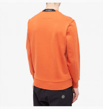 Load image into Gallery viewer, Cp Company Diagonal Raised Cotton Lens Sweatshirt Harvest Pumpkin
