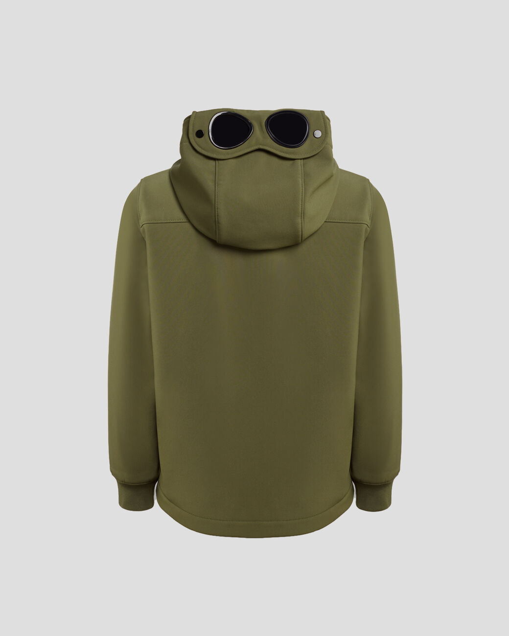CP Company Junior Shell R Goggle Jacket in Ivy Green TET Clothing
