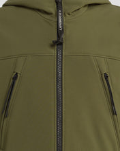 Load image into Gallery viewer, CP Company Junior Shell - R Goggle Jacket in Ivy Green
