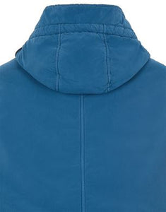 Stone Island David Light-Tc With Micropile Hooded Gilet In Blue