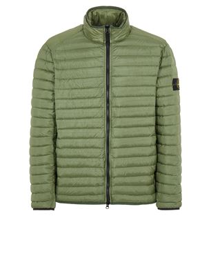 Stone Island Loom Woven Chambers R-Nylon Down Tc Packable Jacket In Light Green