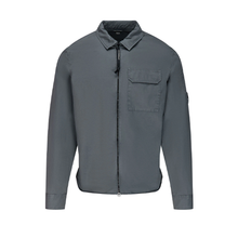 Load image into Gallery viewer, Cp Company Gabardine Zip Overshirt In Dark Grey

