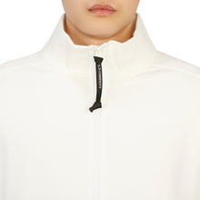 Load image into Gallery viewer, Cp Company Diagonal Raised Fleece Zipped Sweatshirt In White
