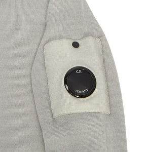 Cp Company Junior Fine Wool Knit In String Grey 051