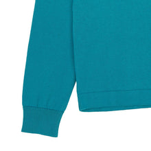 Load image into Gallery viewer, Cp Company Junior Sea Island Light Knit Lens Sweatshirt in Tile Blue

