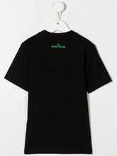 Load image into Gallery viewer, Stone Island Junior Graphic Logo Tshirt In Black
