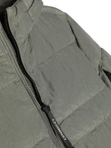 Cp Company Junior Saint-Peter Garment Dyed Down Jacket In Thyme