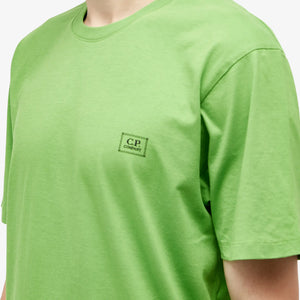 Cp Company Small Stitch Logo T-Shirt In Green