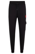Load image into Gallery viewer, Hugo Boss Dwellrom Relaxed Fit Cargo Joggers Black
