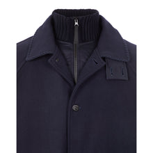 Load image into Gallery viewer, Stone Island Panno Speciale Coat in Navy
