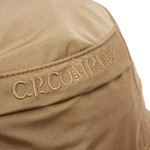 CP Company Chrome-R Bucket Hat In Beige