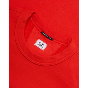 Cp Company Metropolis Series Crewneck Sweatshirt in Fiery Red