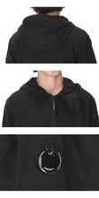 Load image into Gallery viewer, Cp Company Quarter Zip Overshirt In Black
