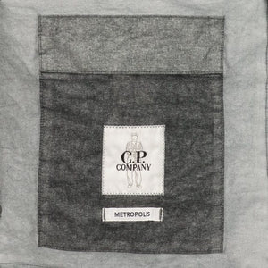 Cp Company Metropolis Co-Ted Jacket in Dark Shadow Grey