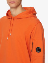 Load image into Gallery viewer, Cp Company Light Fleece Lens Overhead Hoodie In Harvest Pumpkin

