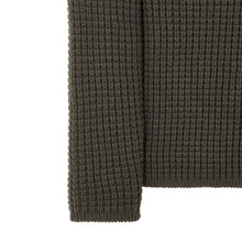 Load image into Gallery viewer, Stone Island Heavy Knit Sweatshirt in Olive
