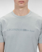 Load image into Gallery viewer, CP Company Resist Dyed Logo T-Shirt in Grey

