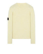 Load image into Gallery viewer, Stone Island Garment Dyed Cotton Knit In Lemon
